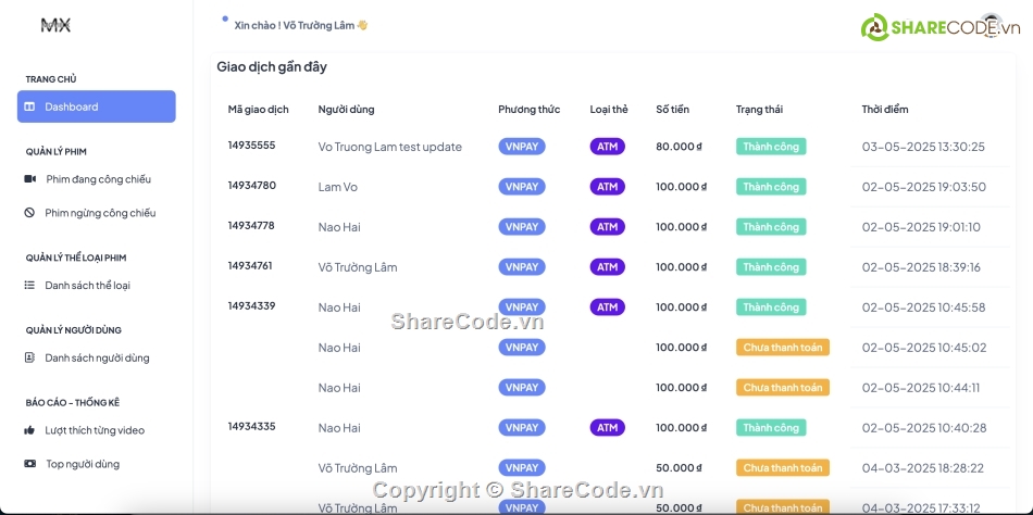 code Java,web phim,đề án bài tập lớn,vnpay google,xem phim,source code java
